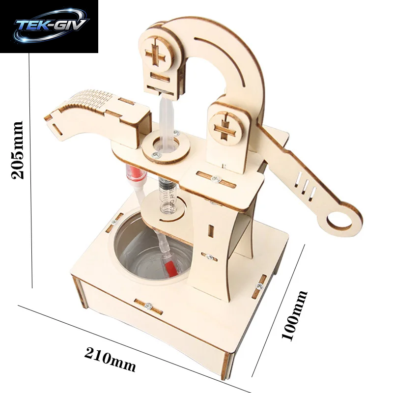DIY Physikalisches Modell Wissenschaftsexperiment Lernspielzeug Ventilator Klimaanlage Waschmaschine Handgefertigte Kleinproduktion