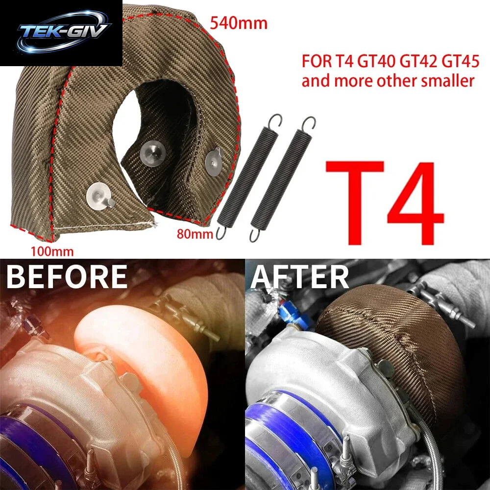 Glasfaser Turbo Hitteschild Turbolader Deken Cover T2 T25 T28 T3 T4 T6 Meest Turbine Hochtemperaturschutz Wrap Heat