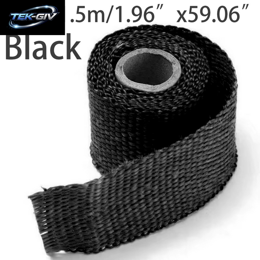 5 Cm * 1,5 M 2 "* 5 Ft 900-1200 Grad Temperatur Fiberglas Auspuff Header Wärme Wrap Band Wärmedämmung Rolle Beständig Rohr Band
