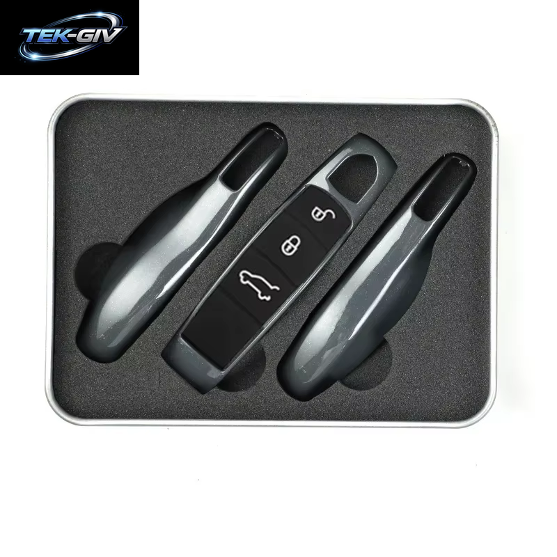 Auto Smart Remote Key Case Fob Abdeckungen Set Shell Für Porsche Panamera Spyder Carrera Macan Boxster Cayman Cayenne 911 970 981 991