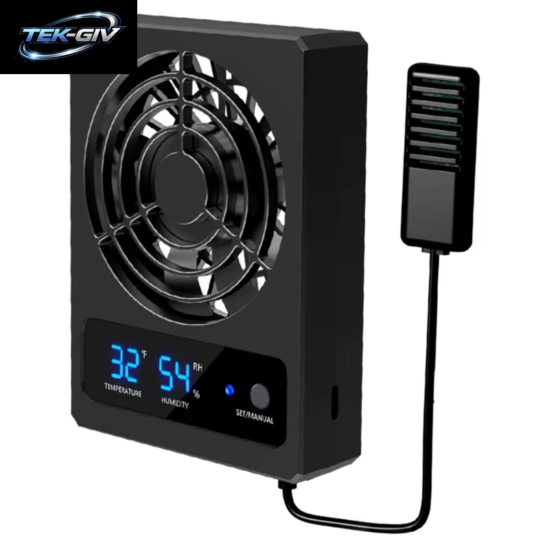 Terrarienventilator, Kühlventilator, Reptilien, Tanks, Hängende Luftkühler, Automatische Terrarien, Kühler, Temperaturregelung, Ventilator