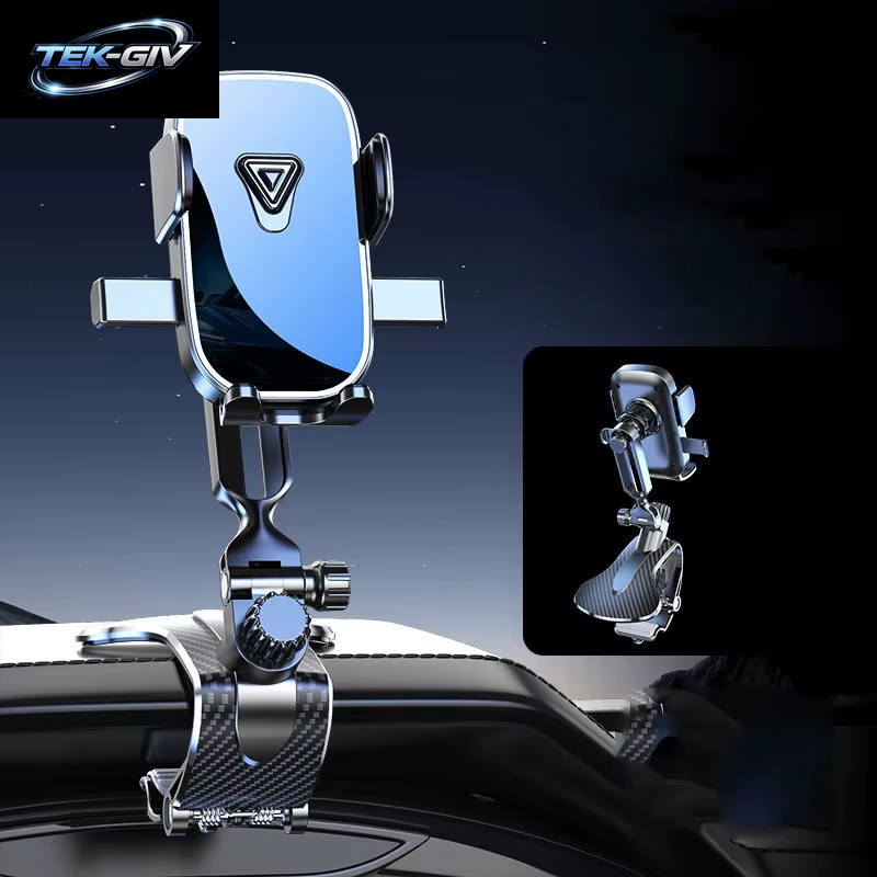 Neue Auto Dashboard Telefon Halter Schwerkraft Krokodil Clip Automatische Verriegelung Spiegel Telefon Ständer Universal GPS Navigation Halterung