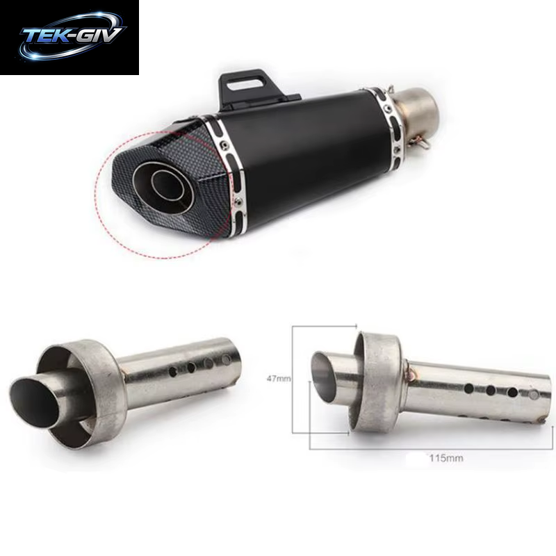 Universal Front Mid End Katalysator DB Killer Für Motorrad Auspuff Schall Dämpfer Schall Dämpfer Geräusch Schall Dämpfer