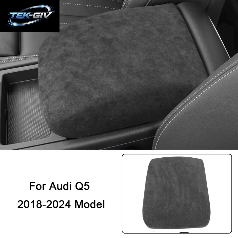 Für LHD Audi Q5 2018 2019 2020 2021 2022 2023 2024 Italienische Wildleder-Verkleidungen Innenraum-Verzierungen Für Türen, Schaltwippen, Mittelkonsole