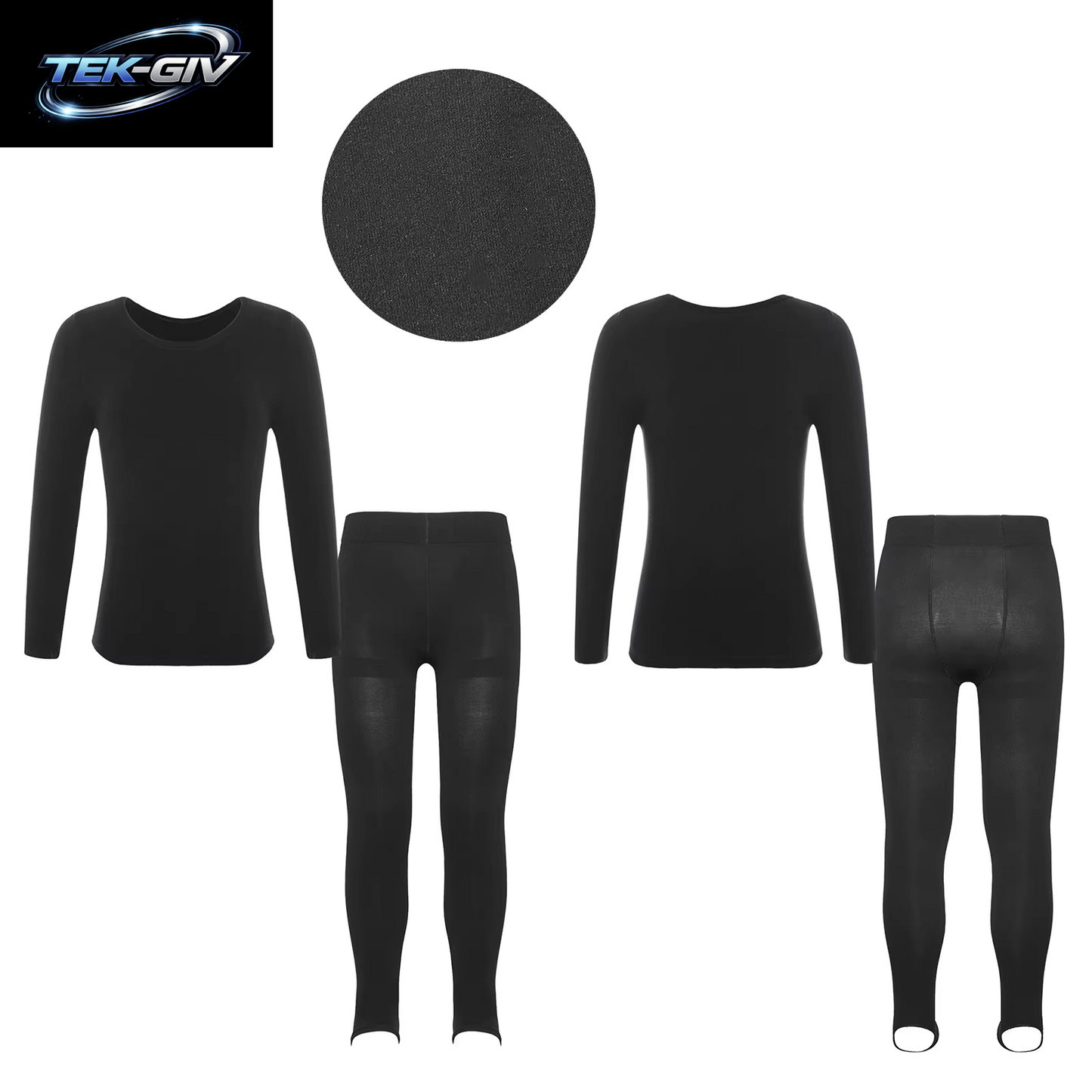 Kinder Mädchen Ballett Tanz Training Kostüme Frühling Herbst Thermo-Unterwäsche Anzug Stretchy Langarm Top + Strumpfhosen Leggings Hosen
