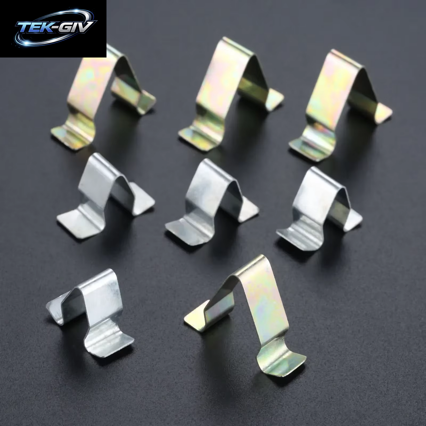 10PCS Für Audi Seat Skoda Splitter Auto Tür Trim Panel Futter Clips Metall Innen Polsterung Retainer Niet Auto Fastener Clip