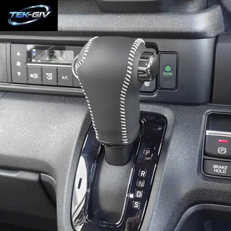 Handgenähte Schaltknaufabdeckung Aus Echtem Nappaleder Für Honda N Box (JF5) Für Honda Freed Crosstar 2024–2025
