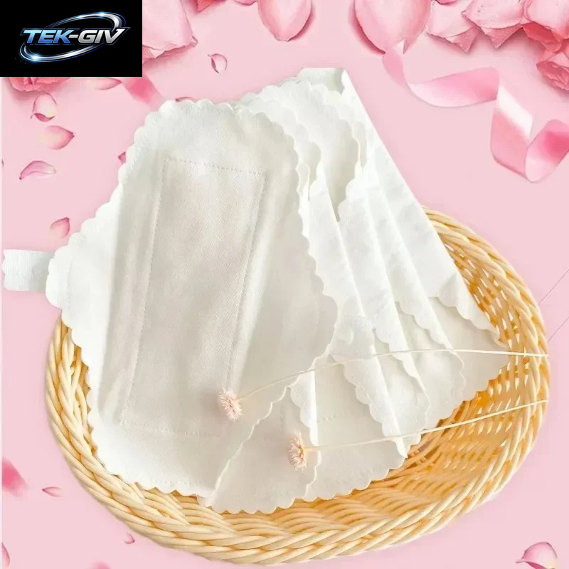 Neue 3 Stücke Baumwolle Wiederverwendbare Dünne Damenbinden Auslaufsicher Waschbar Frauen Slipeinlage Hygiene Menstruation Pads 180 MM
