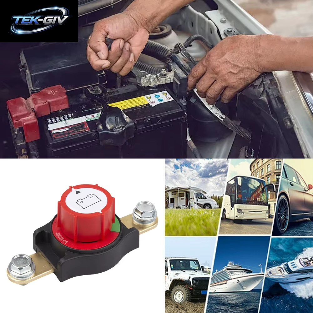 Ein/Aus 300A Batterietrennschalter Top Post Batterieschalter Marine Batterieschalter Für Auto LKW Boot Wohnmobil