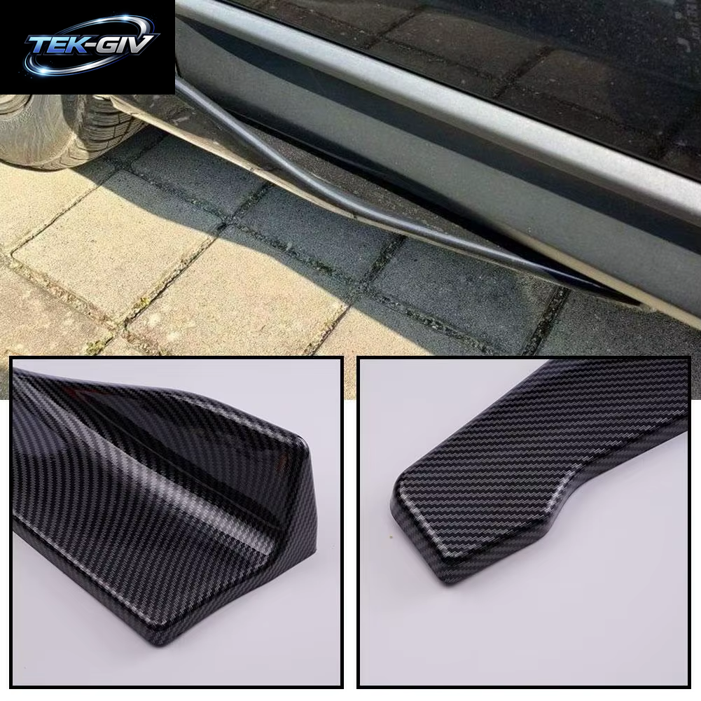 Universal Auto Vorne Hinten Stoßstange Streifen Lip Spoiler Diffusor Splitter Scratch Protector 48CM Länge Für Audi BMW HONDA
