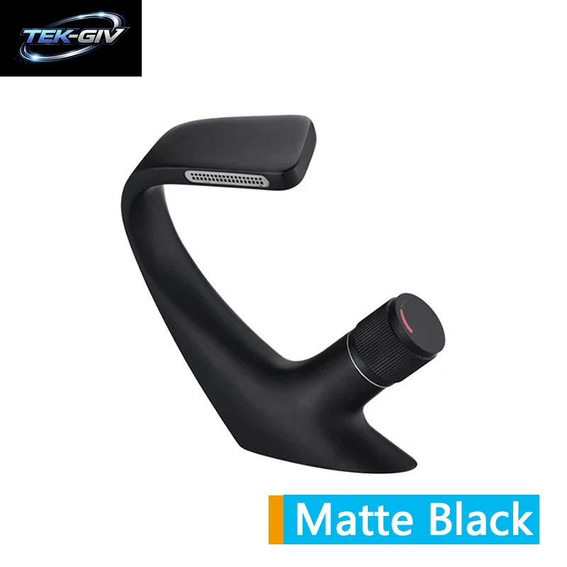 Rozin Matte Schwarz Becken Armaturen Wasserfall Moderne Messing Bad Wasserhahn Deck Montieren Einfache Design Kran Kalten Heißer Wasser Mischbatterie