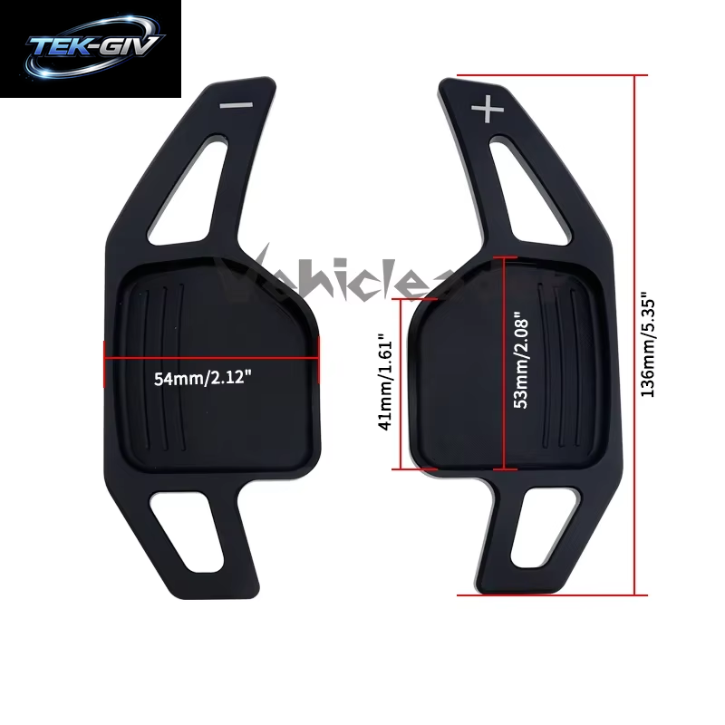 2X Aluminium Lenkrad Shift Paddle Shifter Verlängerung Für Audi A3 A4 A5 A6 A7 A8 Q5 Q7 TT S3 S4 S5 R8 2006-2009 2010 2011