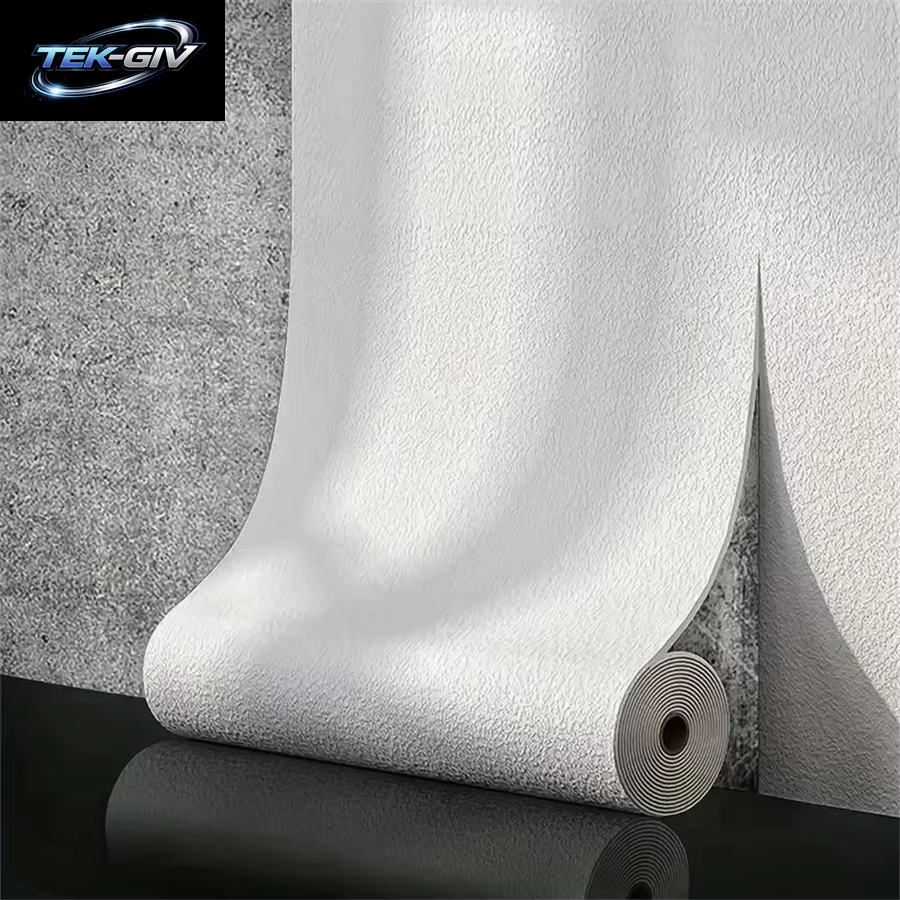 Leinen 3D Schaum Selbstklebende PVC Einfarbig Verdickte Wasserdichte Hintergrund Wand Renovierung Tapete Wand Aufkleber Wohnkultur