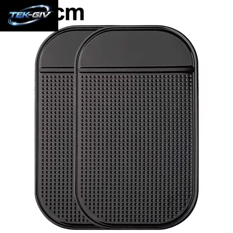 Schwarze Rutschfeste Silikon-Auto-Matte, Magisches Rutschfestes, Rutschfestes Pad, Armaturenbrett, Klebriges Armaturenbrett, Selbstklebende Handy-Handy-Halterung