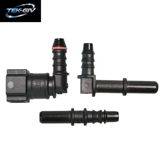 Autos Kraftstoffleitungsschläuche Schnellverschluss Winkel 7,89 Mm ID6 Fitting Auto Kraftstoffleitung Gummischlauchkupplung Zubehör