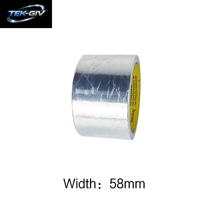 Hohe Temperaturbeständigkeit Aluminiumfolie Klebeband Küchenrohr Reparaturband Klebstoff Dichtungsfolie Wärmedämmung Auslaufsicheres Klebeband