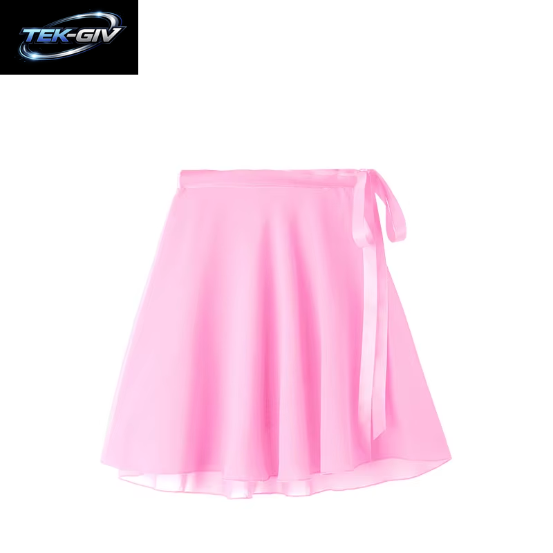 Ballettrock Für Mädchen, Tutu-Röcke Für Ballett, Tanz, Chiffon-Röcke, Elastische Taille, Kurzer Ballettrock Für Mädchen