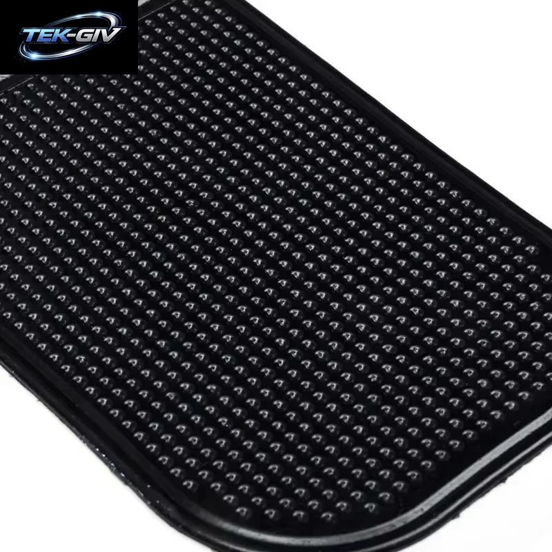 Schwarze Rutschfeste Silikon-Auto-Matte, Magisches Rutschfestes, Rutschfestes Pad, Armaturenbrett, Klebriges Armaturenbrett, Selbstklebende Handy-Handy-Halterung