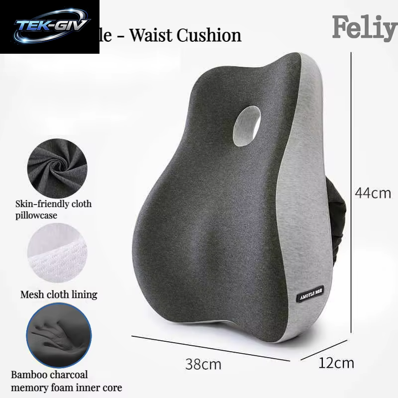 Memory Foam Bürostuhl Kissen Auto Sitz Unterstützung Taille Kissen Massage Lenden Orthopädische Kissen Gesäß Steißbein Kissen Zurück Pads