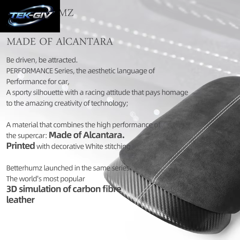 Für Ford Mustang 2015-2023 Hergestellt Aus Alcantara Wrap Mittelkonsole Armlehne Box Abdeckung Panel Trim Auto Innen Tuning Zubehör