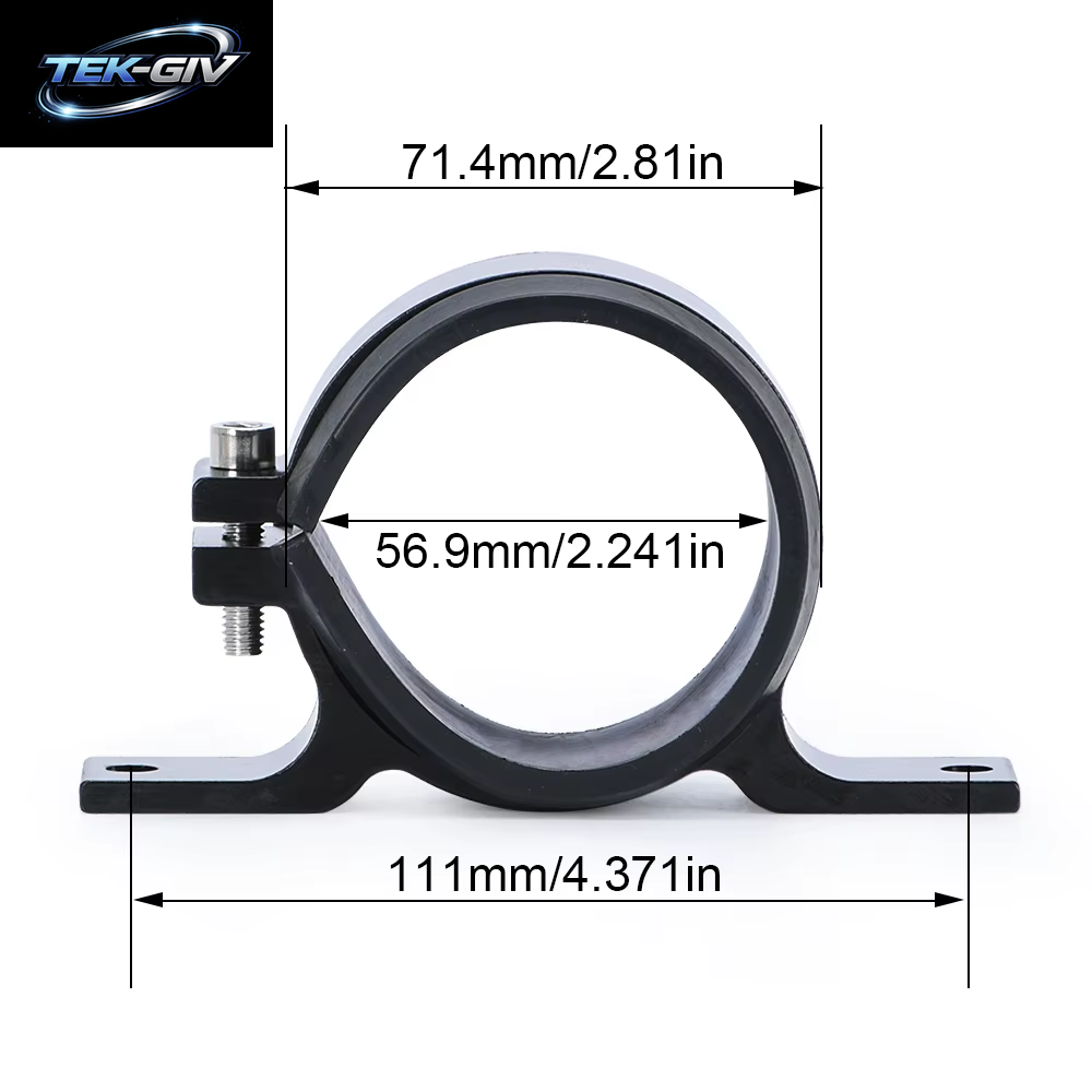 Pqy-Aluminium Einzigen Kraftstoff Pumpe Halterung/Kraftstoff Filter Halterung 60 MM FÜR 044 HALTERUNG Für Honda Civic EK 99-00 PQY-LS2511
