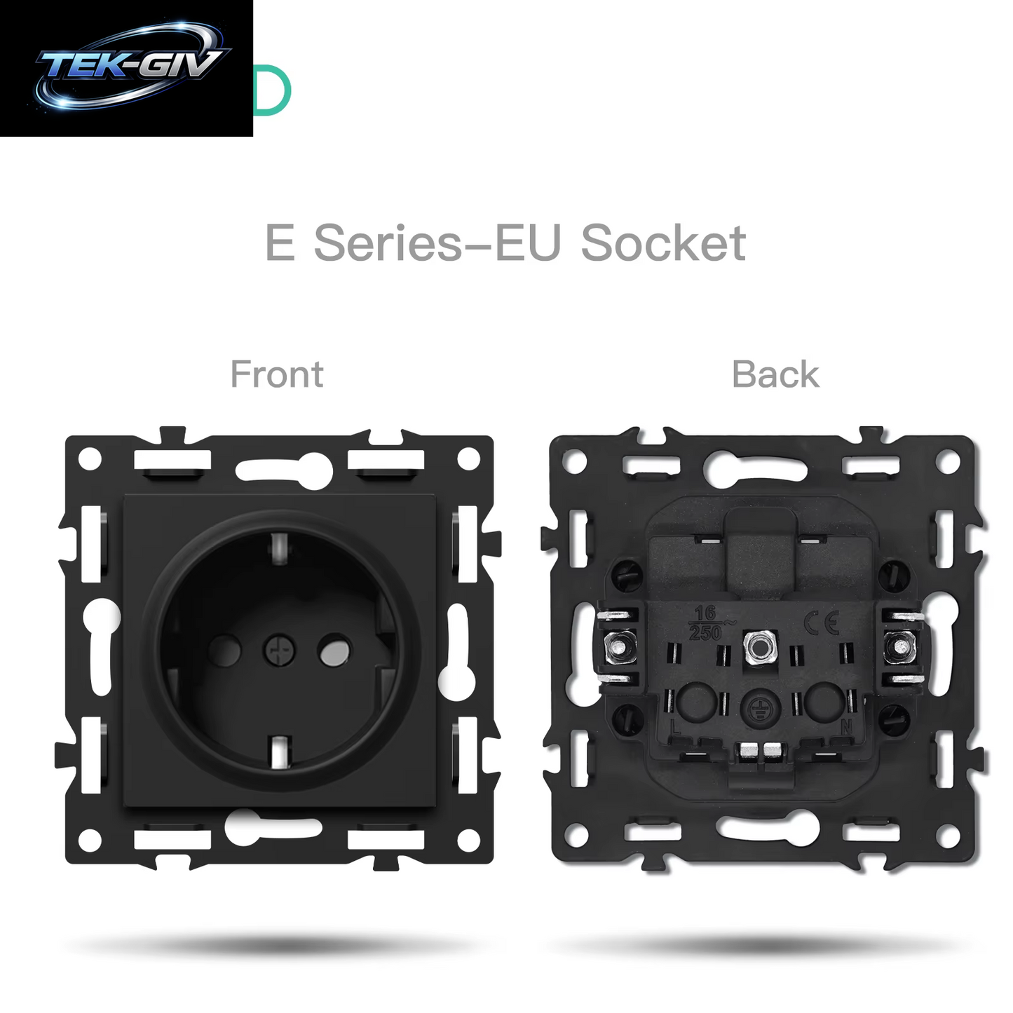 BSEED Zigbee Mechanische Licht/Rollos/Dimmer Tuya Smart Switches EU/FR Steckdose Module Matte Kunststoff Rahmen DIY Teile