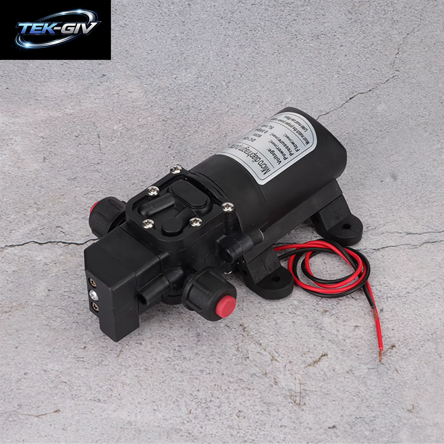 DC 12V Wasserpumpe Hochdruck 116Psi Selbst Ansaugendes Caravan Camping Boot