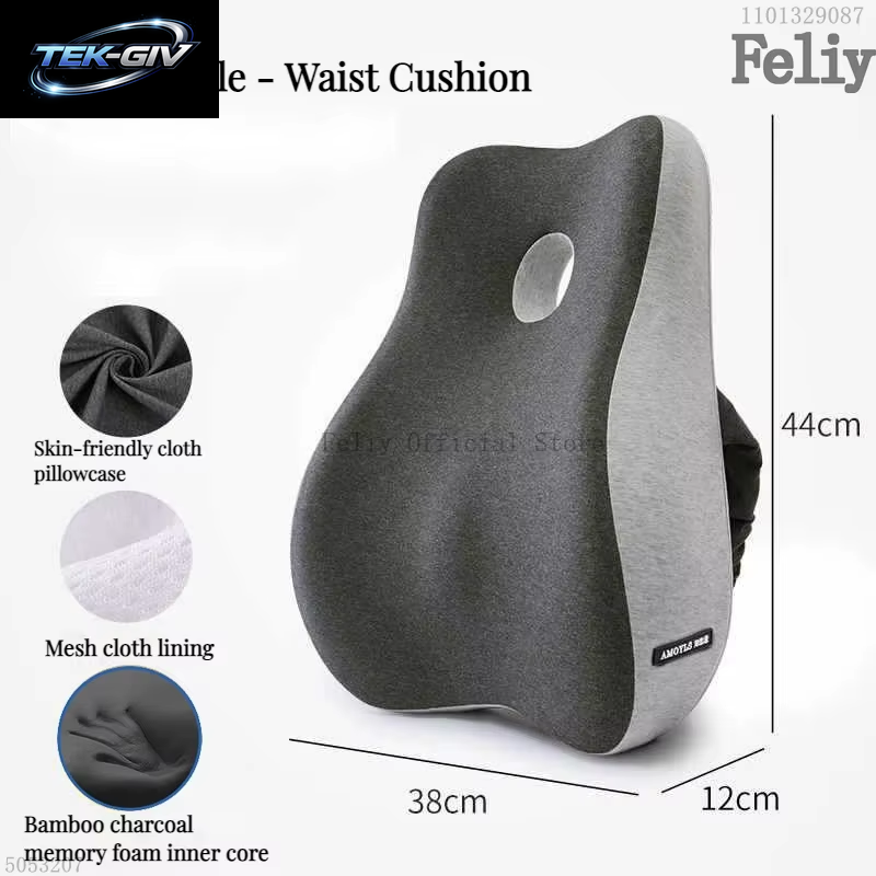 Memory Foam Auto Sitz Unterstützung Taille Kissen Massage Lenden Orthopädische Kissen Büro Stuhl Gesäß Kissen Schmerzen Relief Kissen Sets