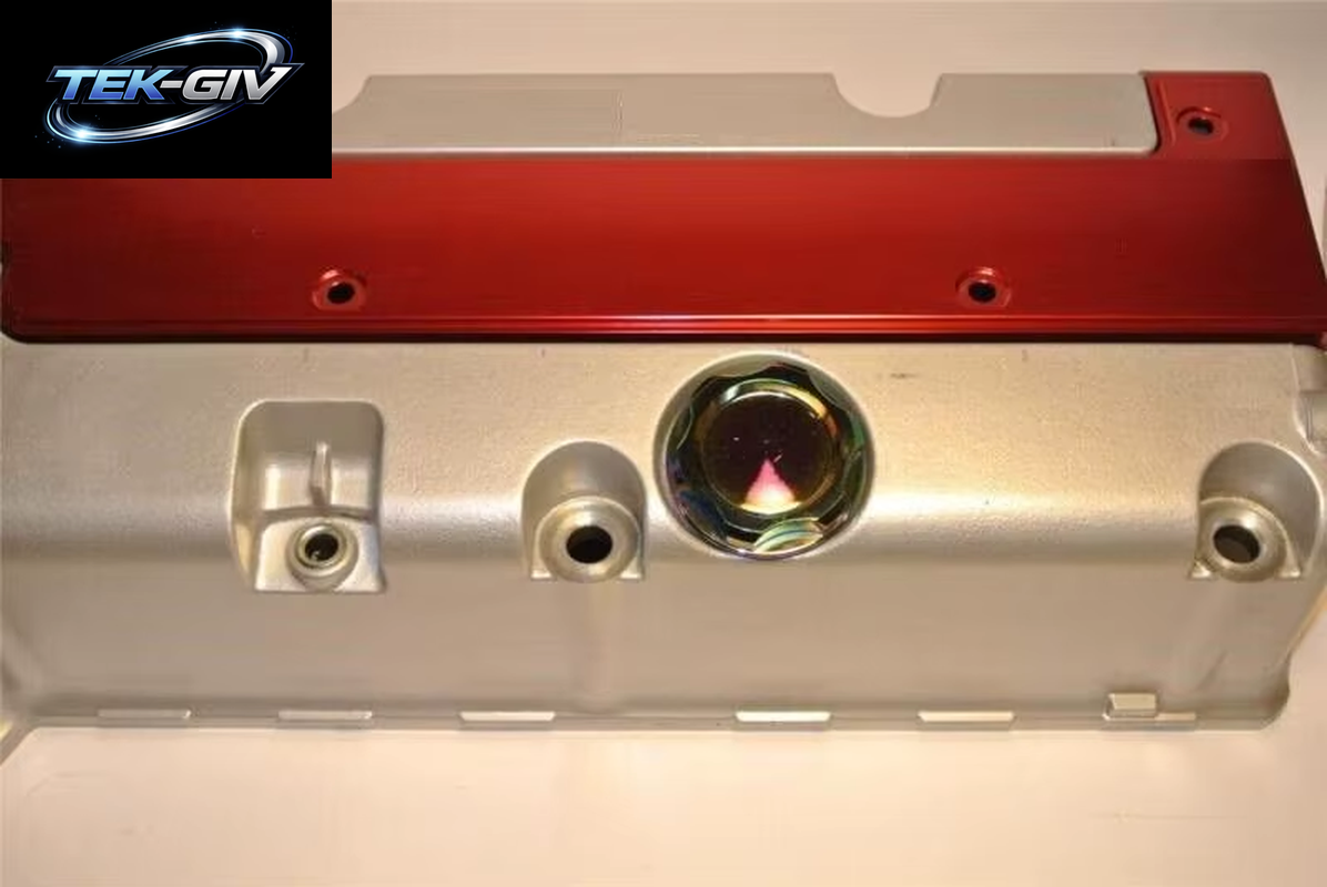 Racing Auto Aluminium Spule Pack Zündkerze Abdeckung Für Honda DOHC VTEC K20 K24 K Serie Schwarz Rot Blau