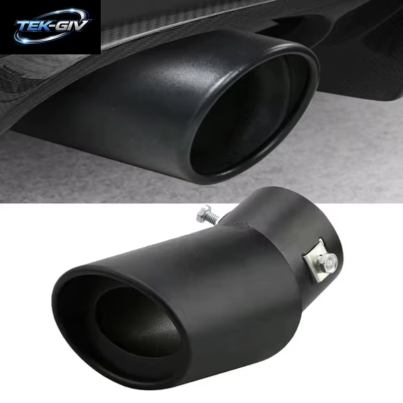 Universal Auspuff Spitze 63Mm Auto Auspuff Outlet Edelstahl Auto Schwanz Hals Auspuffrohr Dekoration Änderung Zubehör Für Auto