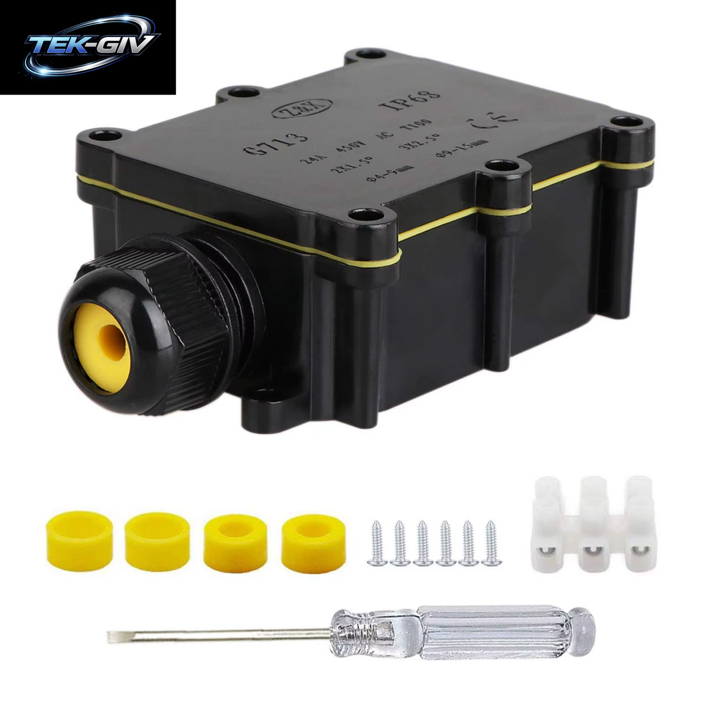 Wasserdichtes Ip68 Externes Anschluss Gehäuse 2-Wege-Stecker M20 Koaxialkabel-Anschluss Kabel 5-15Mm Außen Kabel