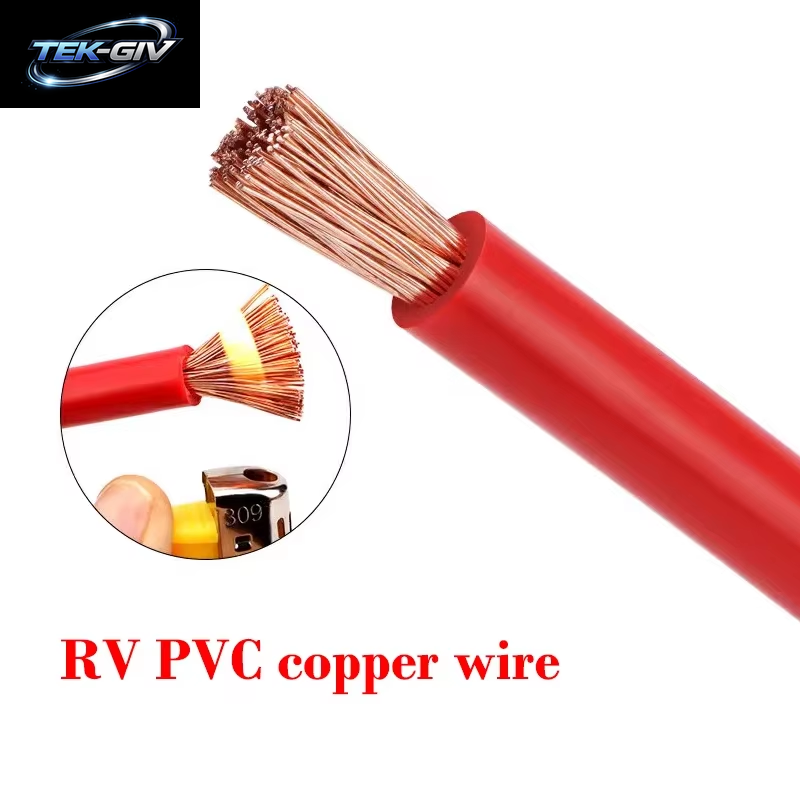 20 ~ 100 Cm RV Pure Coppe Batterie Inverter Kabel Set 8 6 4AWG Mit M8 Lug PVC Isoliert Für Solar System UPS Auto Anschluss Draht
