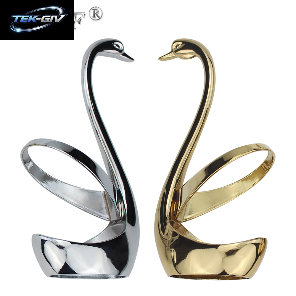 Beliebte Schwanen Form Zink Legierung Besteck Halter Metall Geschirr Basis Zarte Hübsche Dekoration Gadget Küchen Zubehör Für Zu Hause