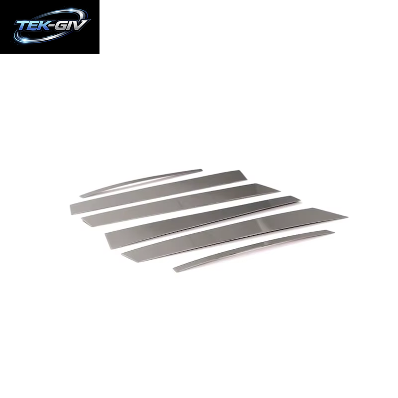 6 Stücke Für Mercedes-Benz E-Klasse W212 4-Türige Limousine Limousine E200 E220 E250 2010-2016 Autotürverkleidung Säulenpfosten Abdeckung Kits Aufkleber