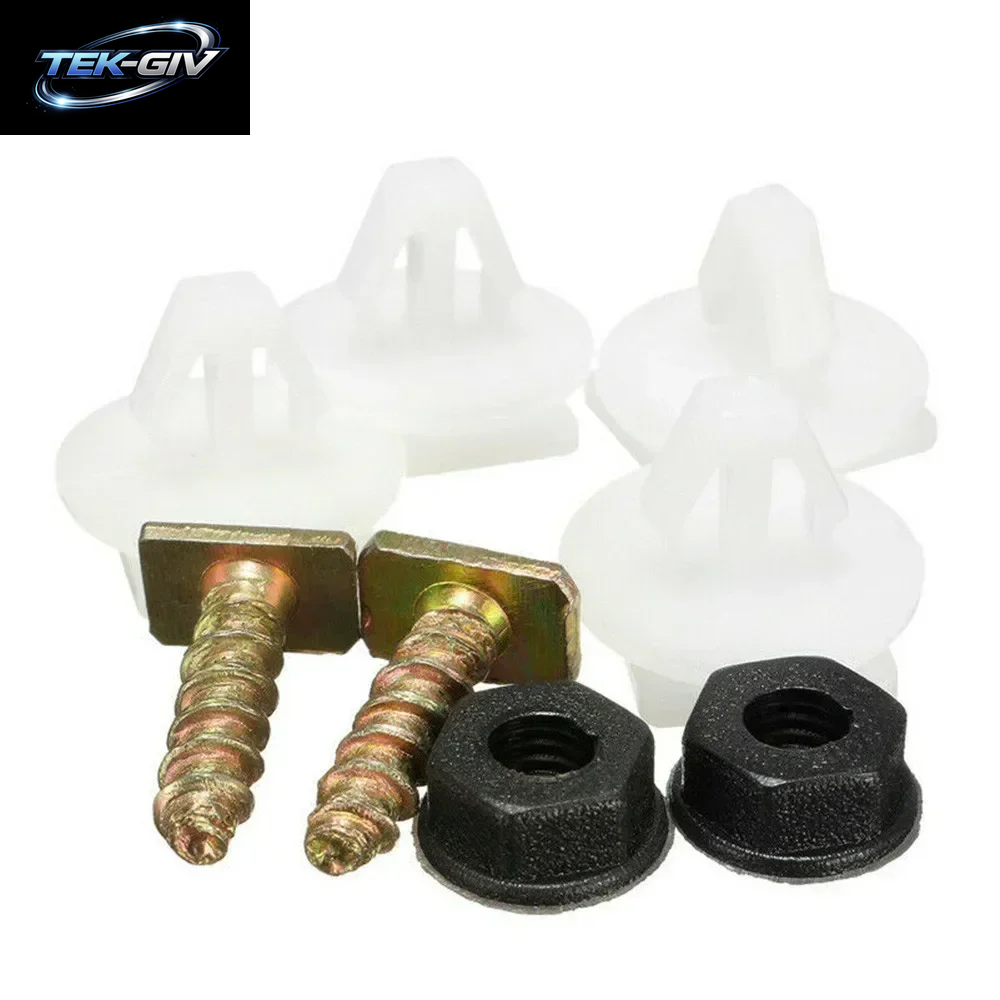 8Pcs Auto Vorderrad Arch Trim Fastener Clips Schraube Mutter Bolzen Set Für Vauxhall Corsa C Auto Innen Zubehör Auto Clips
