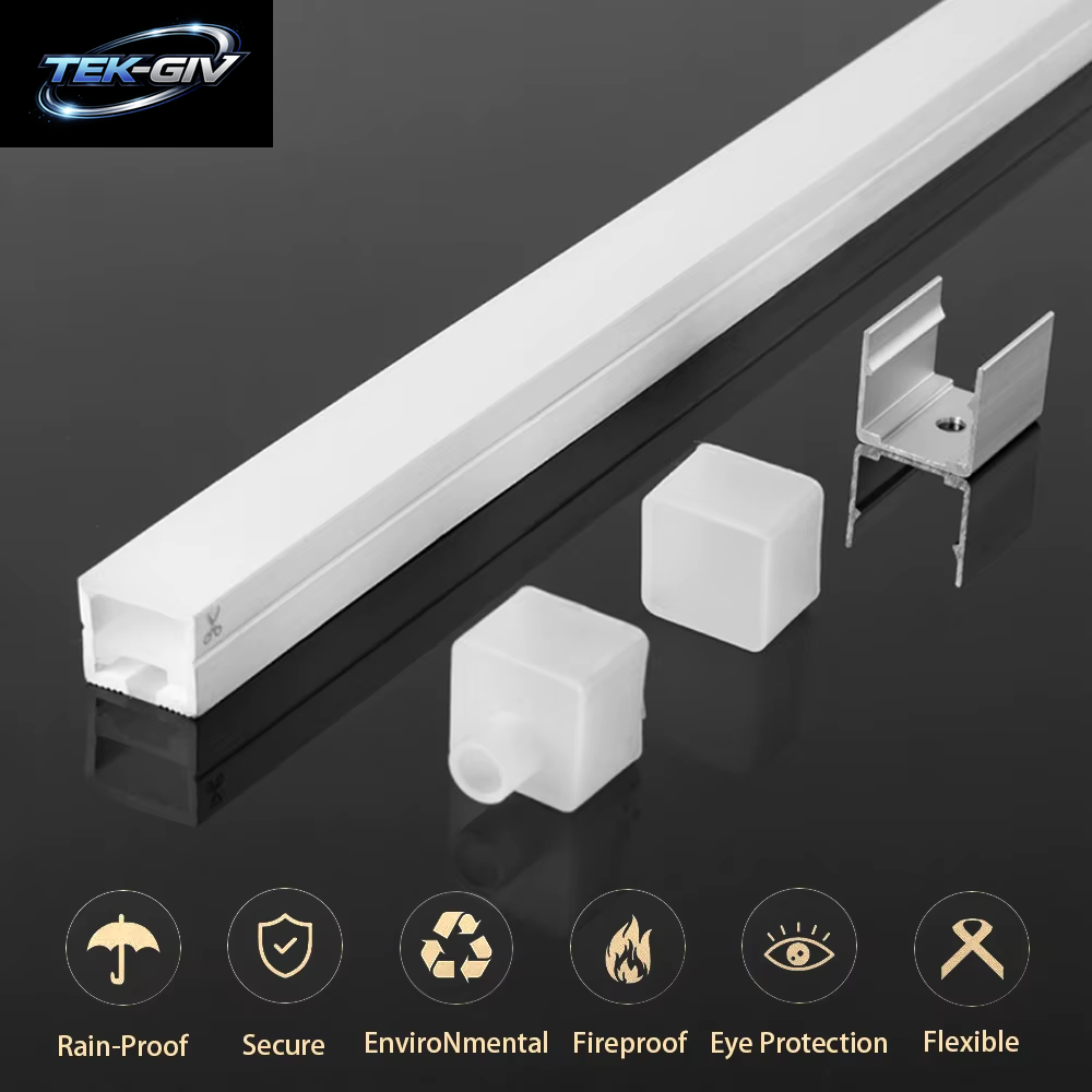 IP67 Wasserdichte Flexible LED Neon Silikon Licht Rohr Für WS2812B WS2811 WS2815 5050 COB RGB Licht Streifen Outdoor Dekoration
