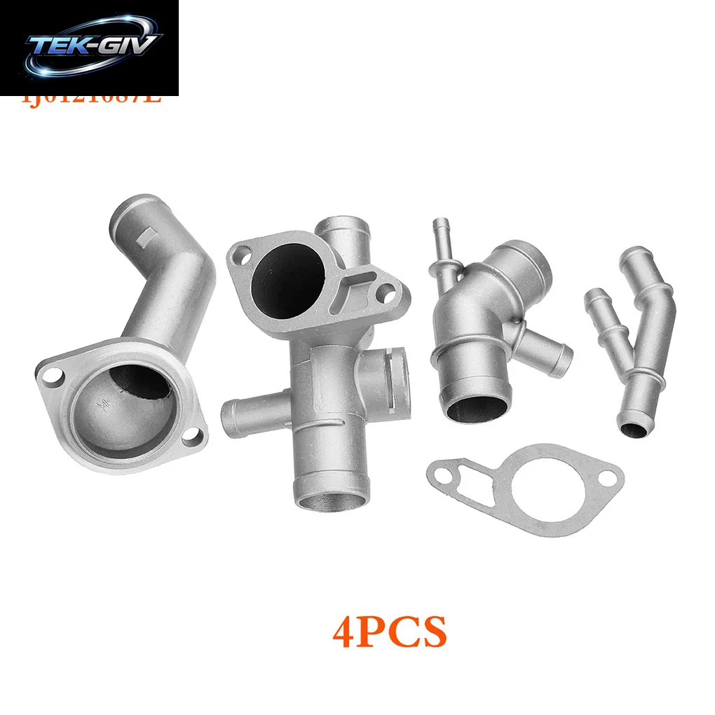 4 Stücke Flansch Kühlmittel Kit Heavy Duty Mit Zubehör Stecker Wartung Kits Ersatz Für 337 1,8 T 06 A121132A