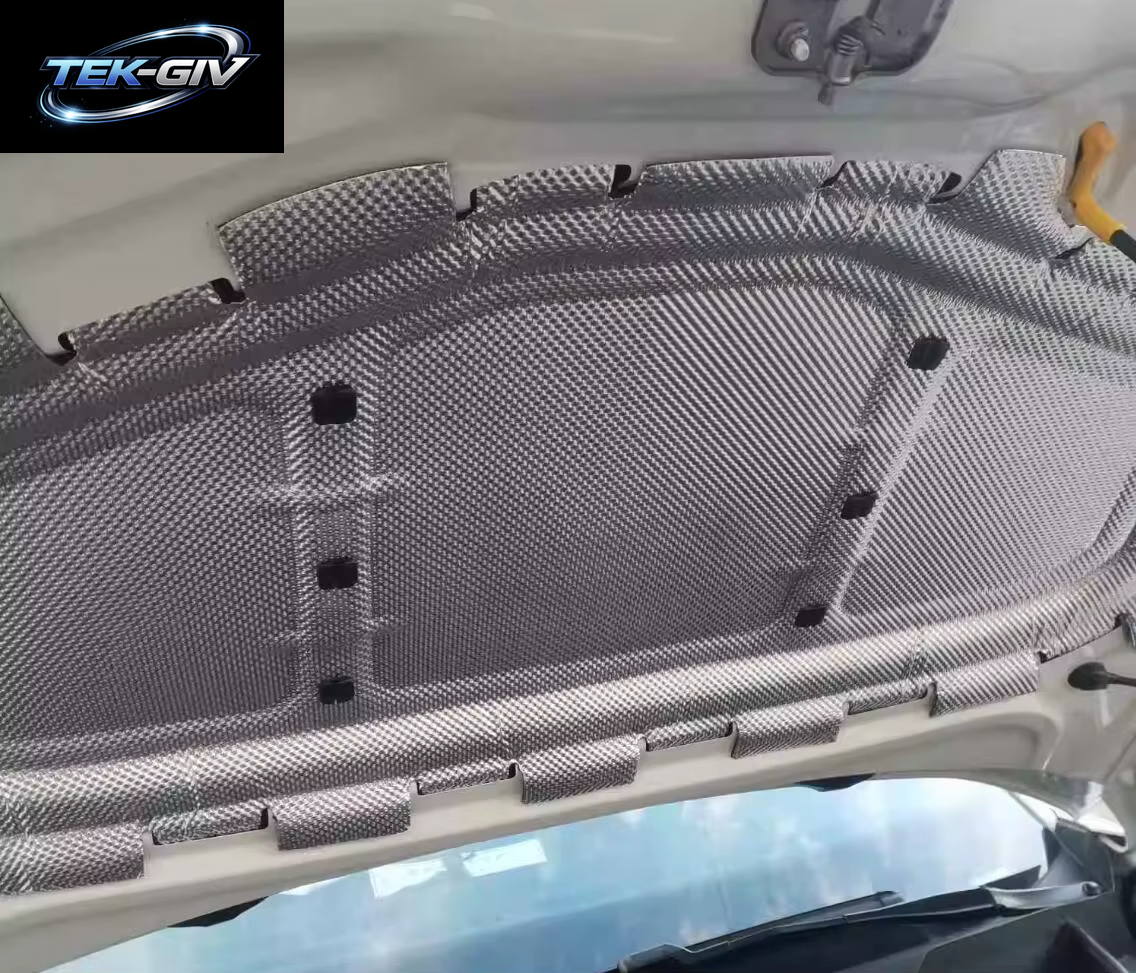 Für VW T-Cross Tcross 2019-2023 Front Hood Motor Schalldämmung Pad Baumwolle Schalldichte Abdeckung Thermische Wärmedämmung Pad Matte