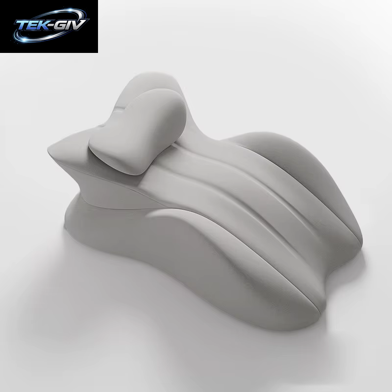 Mehrzweck-Keilkissen Aus Memory-Schaum, Ergonomisches Bauchlagekissen, Lese- Und Schlafkissen Fürs Bett, Abnehmbar