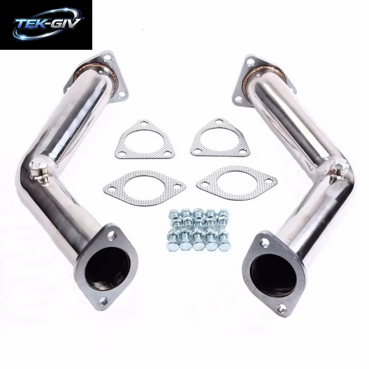 Motorteile Auspuff-Fallrohrrohre Silber Für NISSAN 03-06 350Z G35 Z33/G35 V35 VQ35DE Edelstahl Autoteile