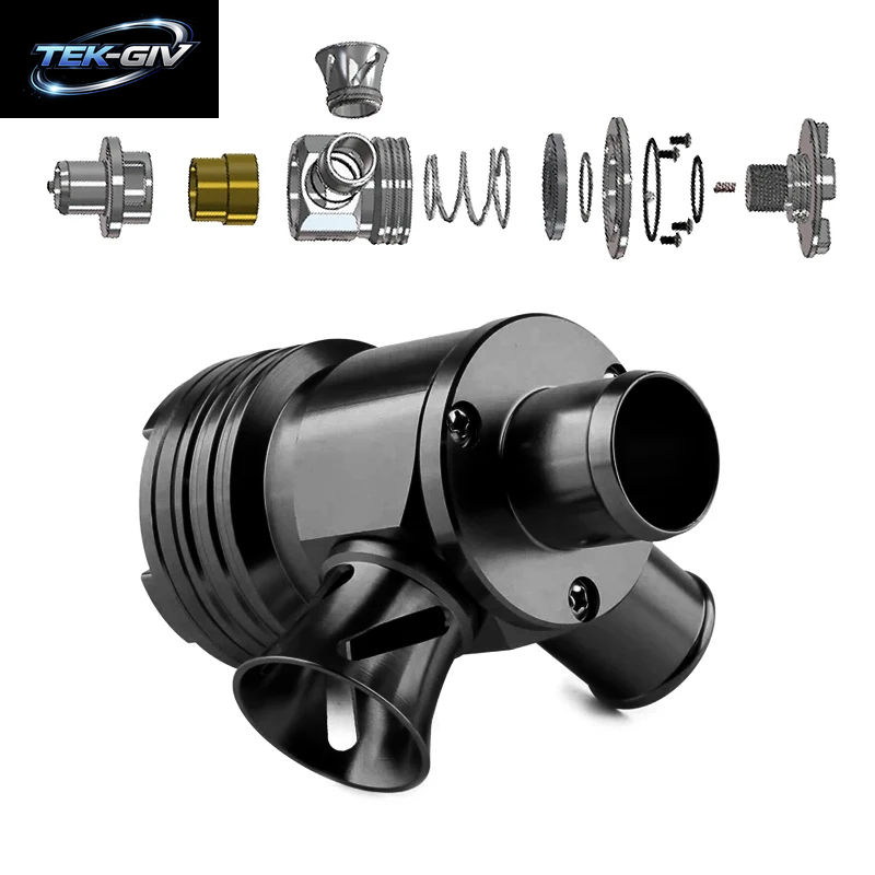 Abblasventil S Umsteller Turbo BOV Boost Für VW Audi 1.8T Golf Jetta New Beetle Passat A4, TT BOVT0011 Mit Logo Und Nicht Logo