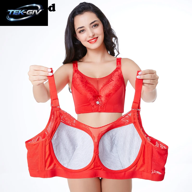 Plus Größe Große Größe Bhs Für Frauen D E F G Cup Bh 115F 120G Bh Push-Up Große Bhs Weibliche Ull-Cup Große Größe Bhs Für Frauen D E F