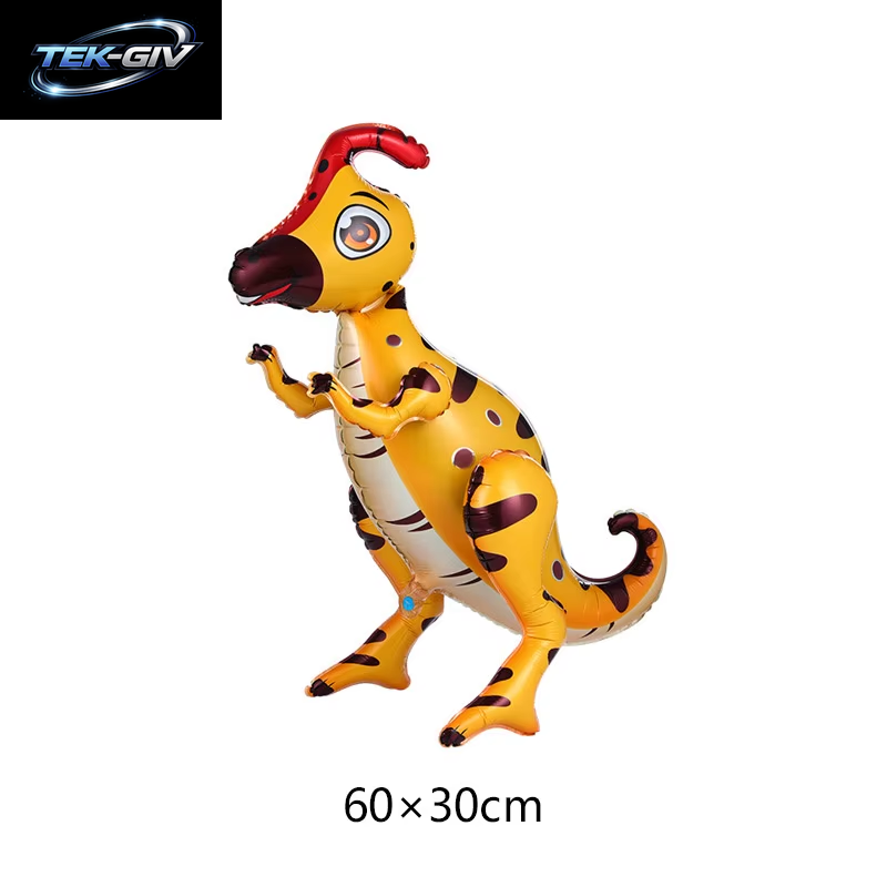 3D Stehender Dinosaurier Ballon Cartoon T Rex Dino Folienballon Für Party Dekoration Kindergeburtstag Partyzubehör