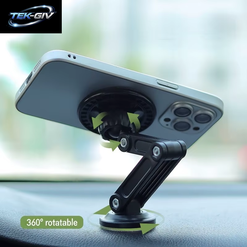 Multi-Winkel Einstellung Auto Handy Halter Starke Magnetische Saugen Design Faltbare Universal Auto GPS Navigation Halterung