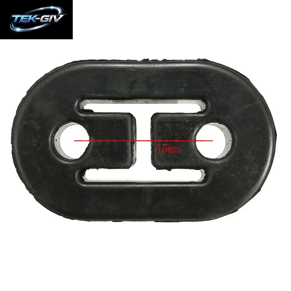 2 Stück Universal Auto Gummi Auspuff Endrohr Halterungen Aufhänger Schalldämpfer Isolator Buchse Unterstützung