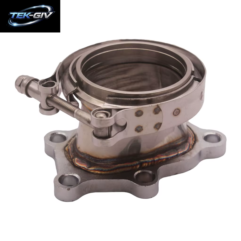 76Mm 3 "5- V-Band Adapter Fallrohr Flansch W/ Clamp Für Mazdaspeed 6