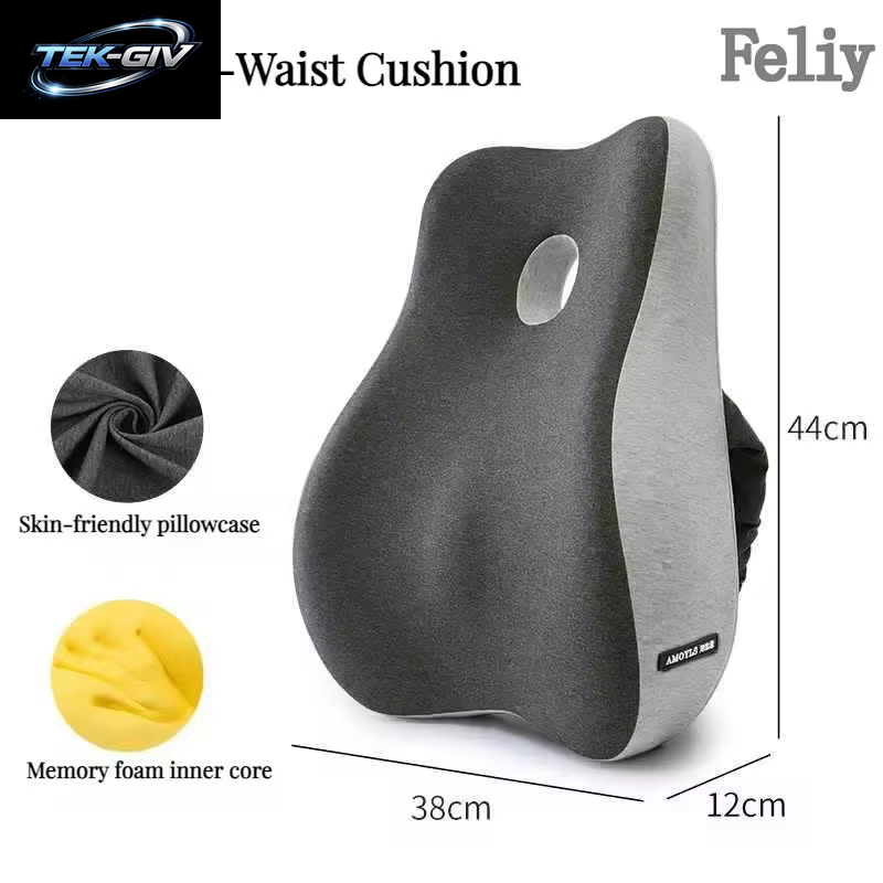 Memory Foam Bürostuhl Kissen Auto Sitz Unterstützung Taille Kissen Massage Lenden Orthopädische Kissen Gesäß Steißbein Kissen Zurück Pads