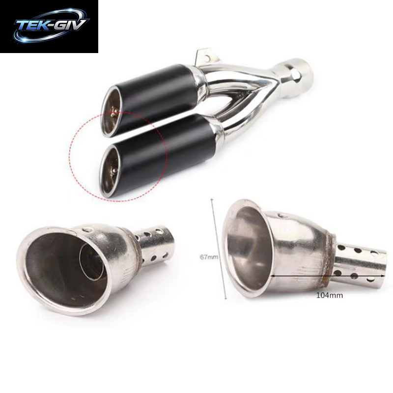Universal Front Mid End Katalysator DB Killer Für Motorrad Auspuff Schall Dämpfer Schall Dämpfer Geräusch Schall Dämpfer