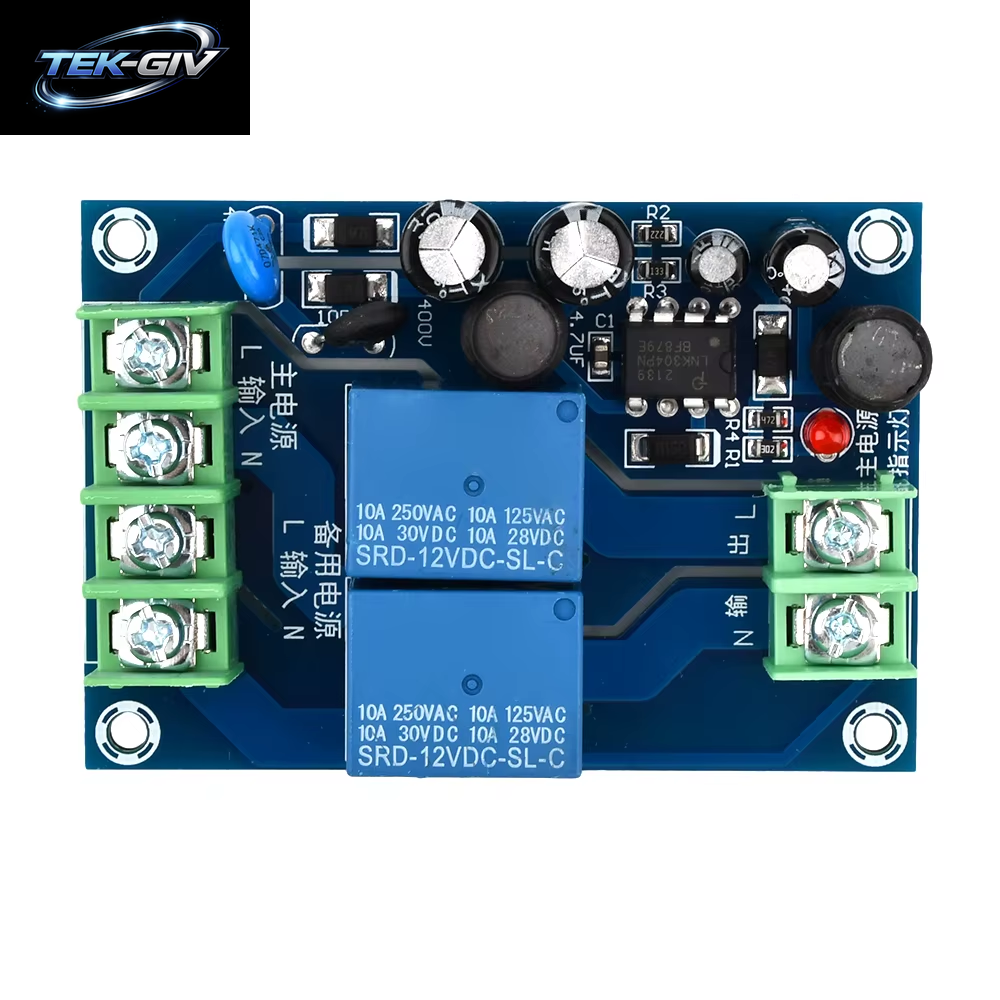 AC 85-240V Netzteil-Controller 110V 220V 230V 10A Dual-Strom Versorgung Automatisches Schalt-Controller-Modul