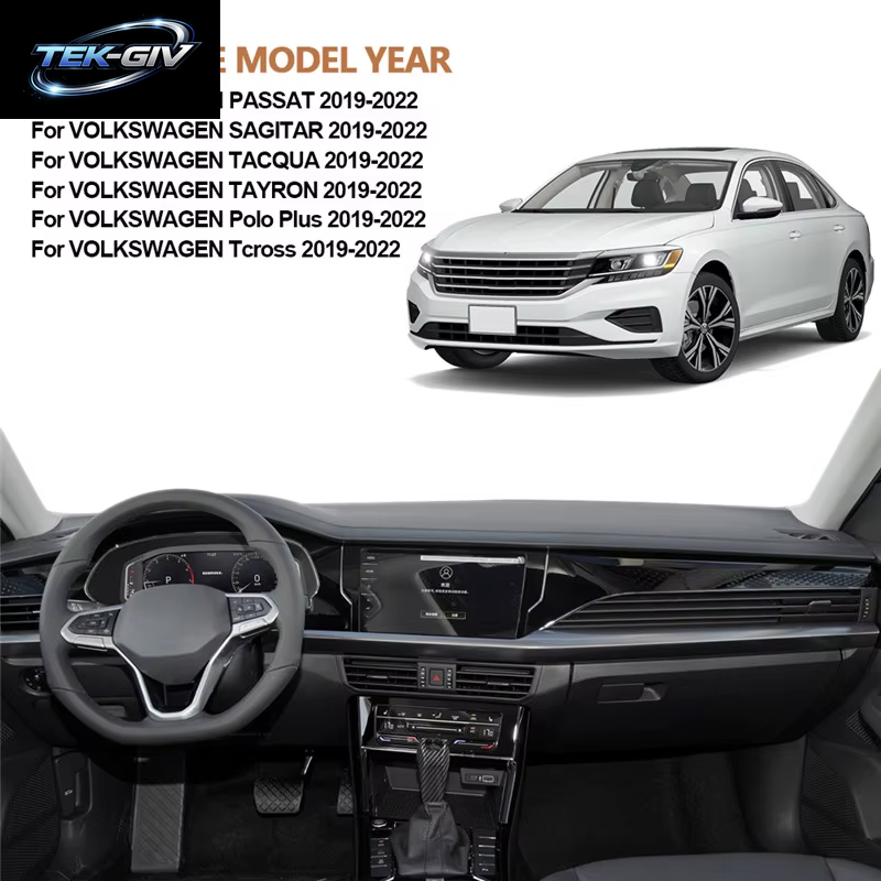 2 Stück Kohle Faser Abs Kunststoff Auto Schaltknauf Abdeckung Für Volkswagen Passat Sagitar Tacqua Tayron Polo plus Tcross Zubehör